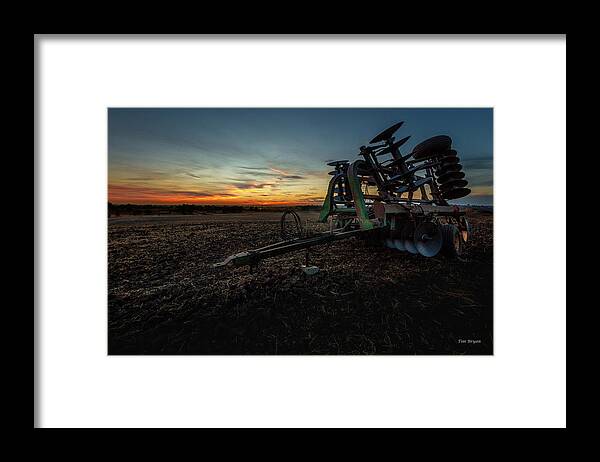 Paso Robles Framed Print featuring the photograph Planting Time by Tim Bryan