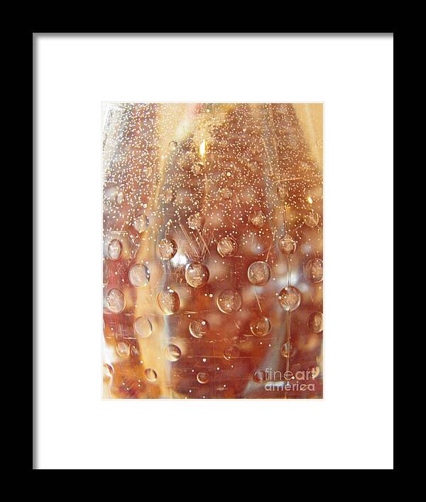 Bottle Framed Print featuring the photograph Plastic Bottle Abstract 2 by Sarah Loft