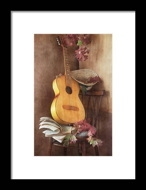 Play Your Autumn Song Framed Print by Nikolay Panov