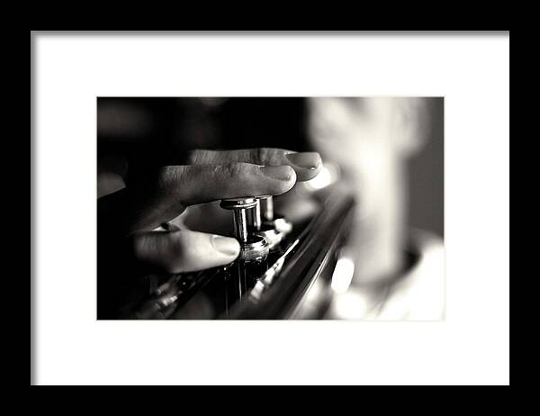 Music Framed Print featuring the photograph Player by Mark Kling