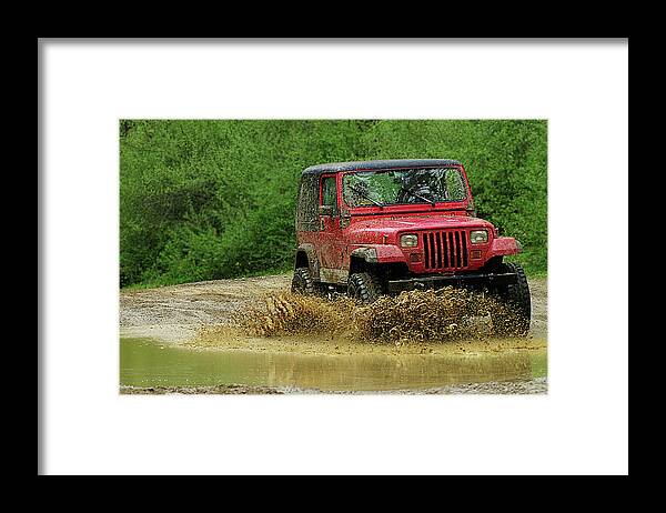 Hovind Framed Print featuring the photograph Playing in the Mud by Scott Hovind