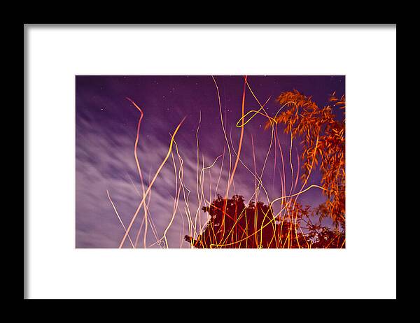 Stars Framed Print featuring the photograph Playing With Fire I by Albert Seger
