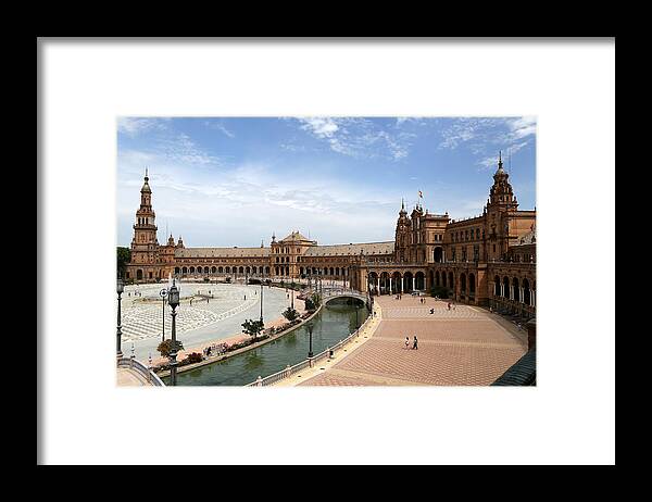 Plaza De Espana Framed Print featuring the photograph Plaza De Espana 4 by Andrew Fare