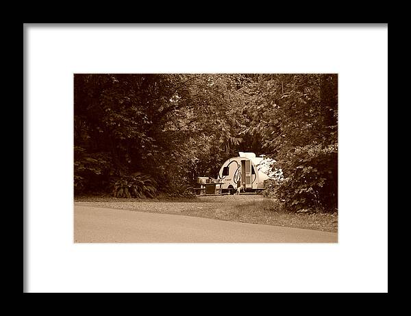 Camping Framed Print featuring the photograph Pod Camper by Tikvah's Hope