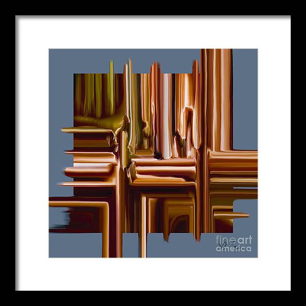 Poetry Framed Print featuring the digital art Poetry To Move In Time by Leo Symon