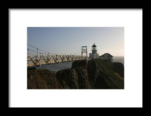 Lighthouse Framed Print featuring the photograph Point Bonita Lighthouse by Jeff Floyd CA
