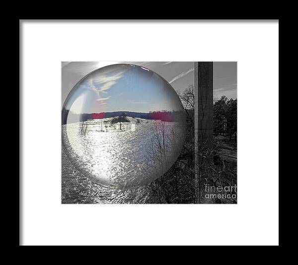 Photoshop Framed Print featuring the photograph Point Of View by Melissa Messick