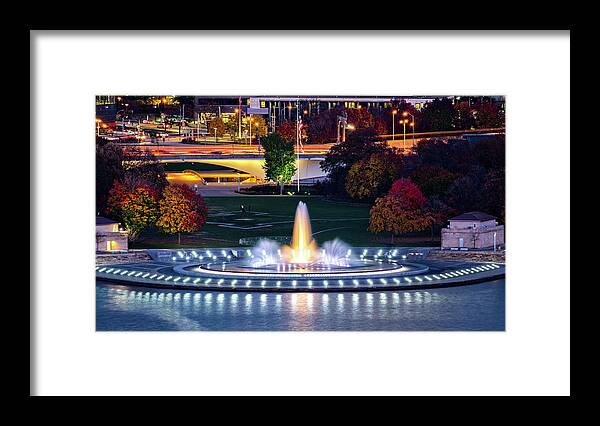The Point Framed Print featuring the photograph Point State Park by Mihai Andritoiu