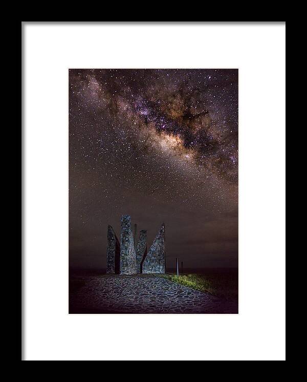 Milky Framed Print featuring the photograph Point Udall by Amanda Jones