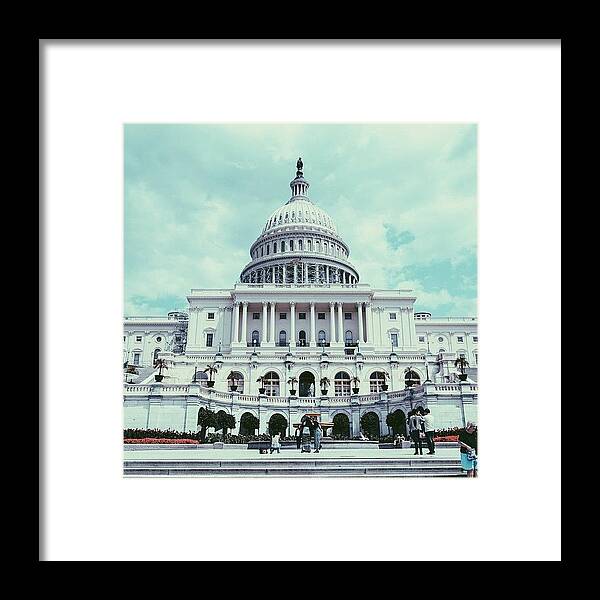 Afterlight Framed Print featuring the photograph Political Vortex by Connor Goad