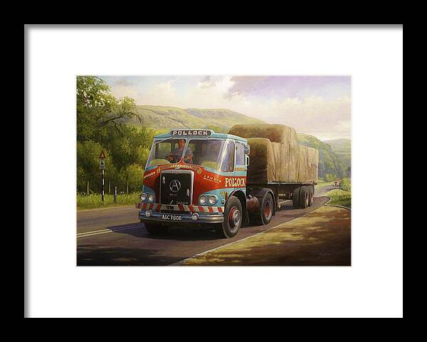 Artic Framed Print featuring the painting Pollocks Atkinson artic. by Mike Jeffries