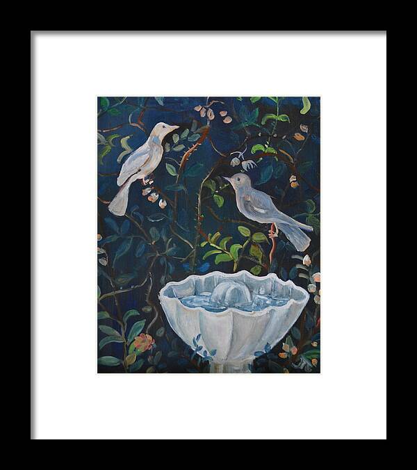 Gardens Framed Print featuring the painting Pompeii Two by Julie Todd-Cundiff