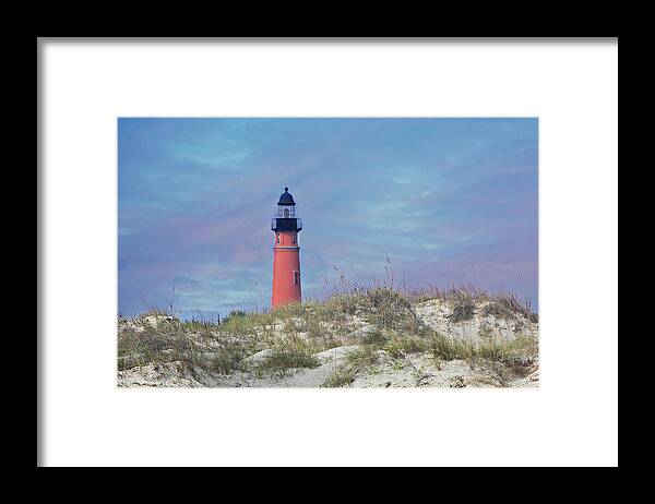Ponce De Leon Inlet Framed Print featuring the photograph Ponce de Leon Lighthouse by Carolyn Mickulas