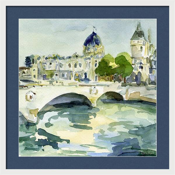 Pont de Change Watercolor Paintings of Paris by Beverly Brown