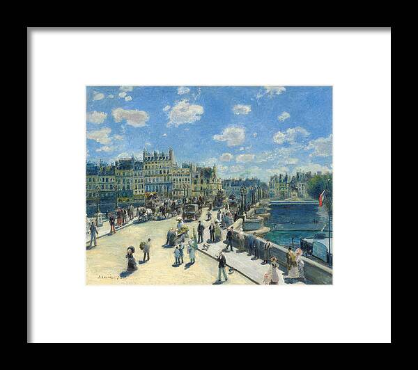 Pont Neuf, Paris, 1872, Auguste Renoir 
