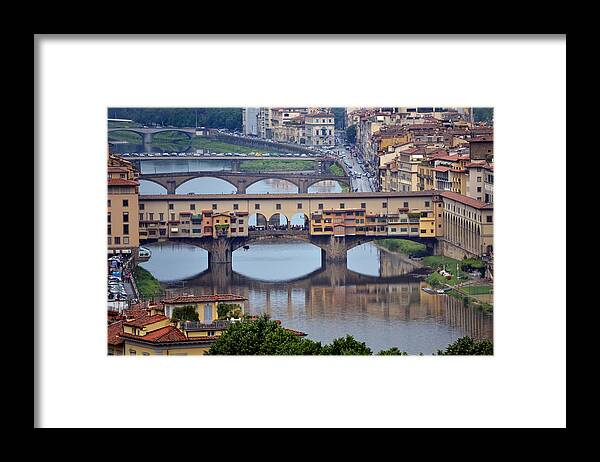 Ponte Framed Print featuring the photograph Ponte Vecchio by Terence Davis