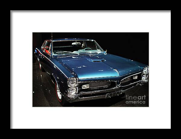 Transportation Framed Print featuring the photograph Pontiac GTO 2 by Wingsdomain Art and Photography