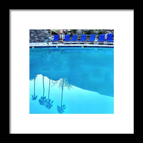  Framed Print featuring the photograph Pool Reflection by Julie Gebhardt