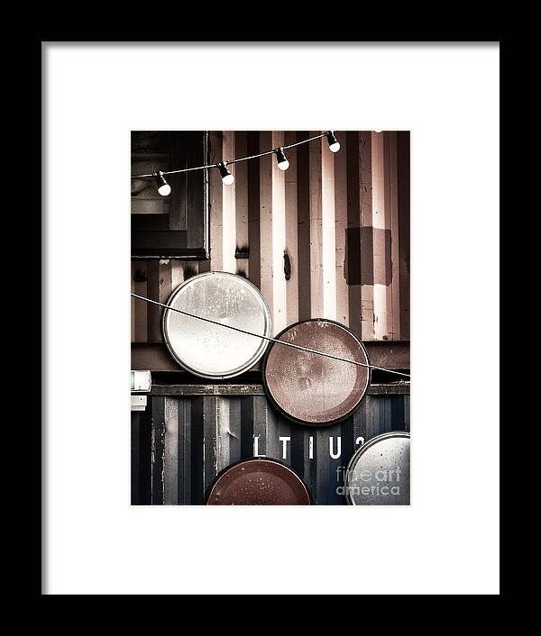 Brixton Framed Print featuring the photograph Pop Brixton - industrial style by Lenny Carter