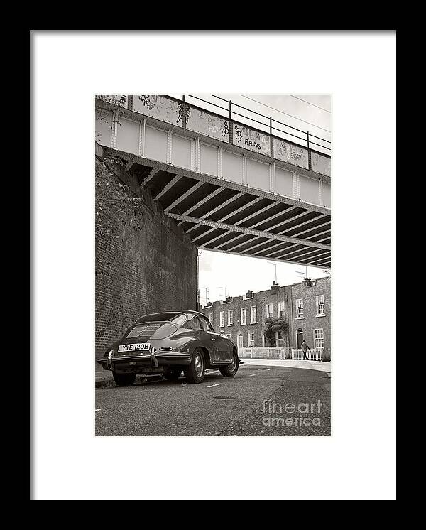 Porsche 356 Framed Print featuring the photograph Porsche 356 - Camden Town, London by David Bleeker