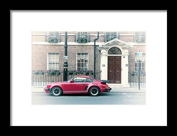 Porsche Framed Print featuring the photograph Porsche 911 Turbo London by Roger Lighterness