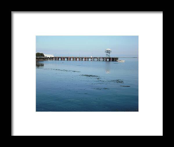 Port Angeles Framed Print featuring the photograph Port Angeles Pier by Kelly Manning
