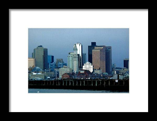 Boston Framed Print featuring the photograph Port of Boston by Robert Nickologianis