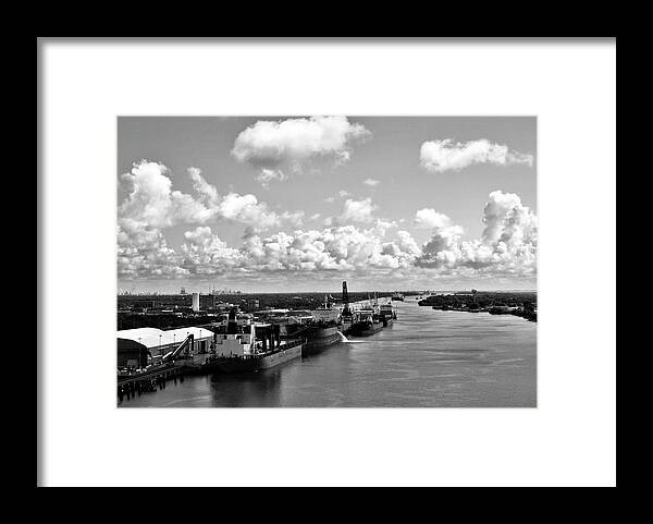 Port Framed Print featuring the photograph Port of Port Arthur by Jerry Connally