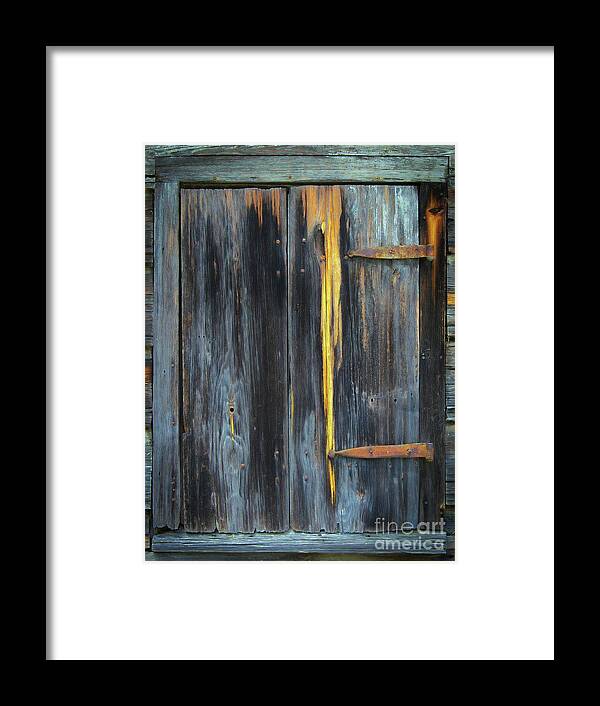 Culture Framed Print featuring the photograph Portrait Of A Window by Skip Willits