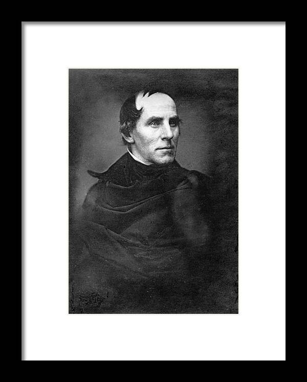 Portrait Of Thomas Cole Framed Print featuring the painting Portrait of Thomas Cole by MotionAge Designs
