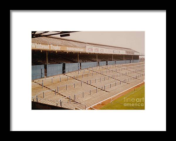  Framed Print featuring the photograph Portsmouth - Fratton Park - North Stand 2 - 1970s by Legendary Football Grounds