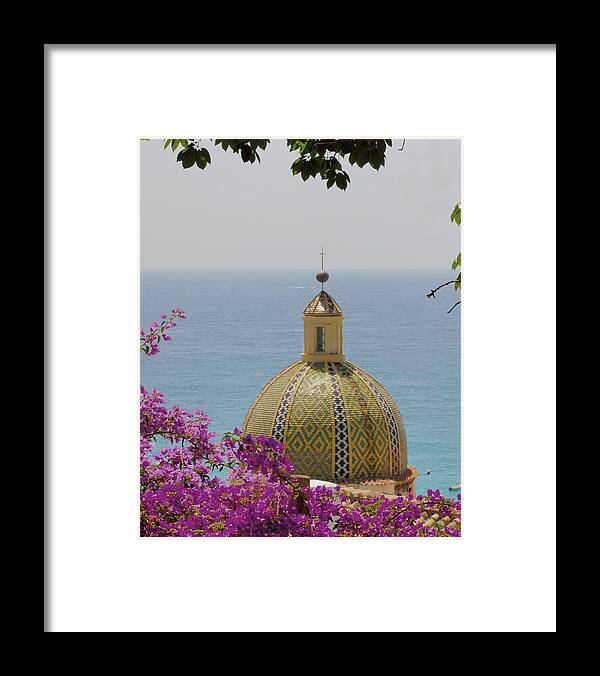 Italy Framed Print featuring the photograph Positano Italy by Alan Toepfer