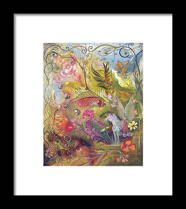 Possession Framed Print featuring the painting Possession by Sheri Jo Posselt