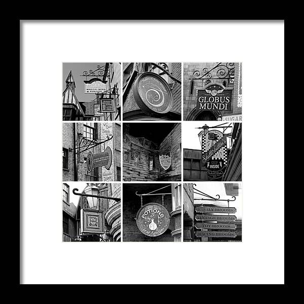 Potter Signs A Framed Print featuring the photograph Potter Signs A by Dark Whimsy