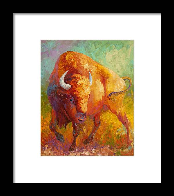 Prarie Gold Framed Print featuring the painting Prarie Gold by Marion Rose