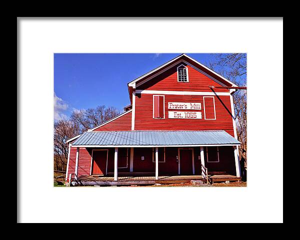 Praters Mill Framed Print featuring the photograph Praters Mill 003 by George Bostian