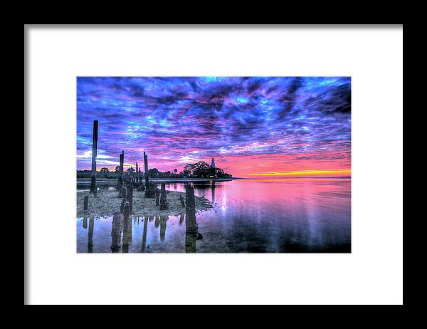 St. Marks National Wildlife Refuge Framed Print featuring the photograph Pre Dawn at St. Marks #1 by Don Mercer