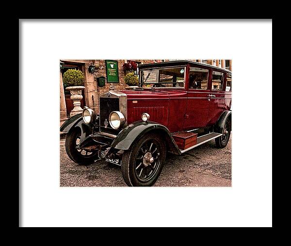 Vehicles Framed Print featuring the photograph Pre War Vauxhall by Richard Denyer