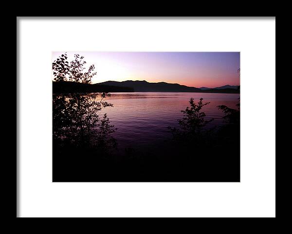 Priest Lake Framed Print featuring the photograph Preist Lake Sleeping by Matt Hanson