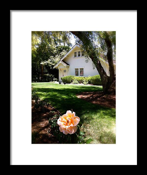 President Richard Nixon Collectibles Framed Print featuring the photograph President Nixon Home Richard Nixon by Iconic Images Art Gallery David Pucciarelli