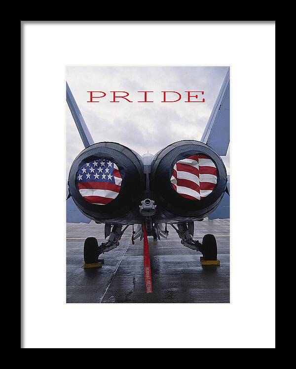 Mcdonnell Douglas F/a-18 Hornet Framed Print featuring the photograph Pride by Gary Corbett