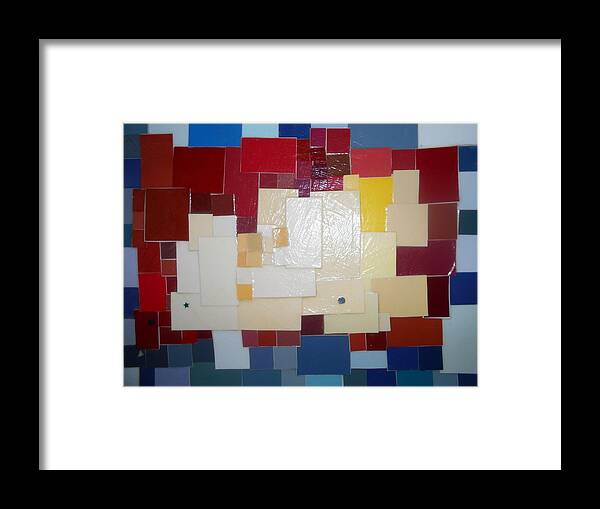 Red Framed Print featuring the photograph Primary colors by Nancy Graham