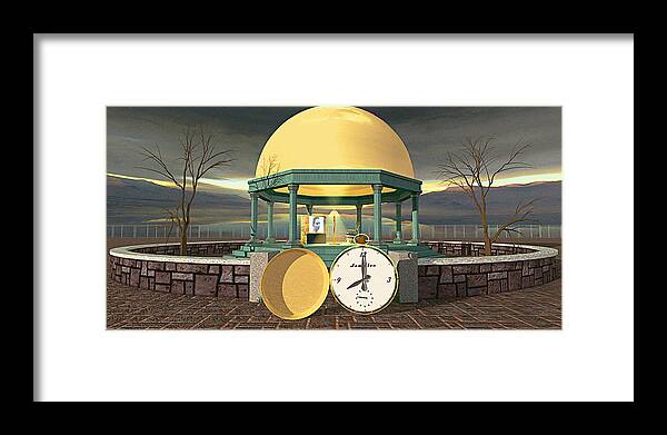 Tv Framed Print featuring the photograph Prime Time Shrine by Peter J Sucy