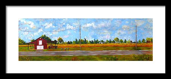 Prince Edward County Framed Print featuring the painting Prince Edward County by Diane Arlitt