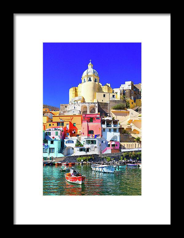Island Framed Print featuring the photograph Procida, Naples, Italy by Francesco Riccardo Iacomino