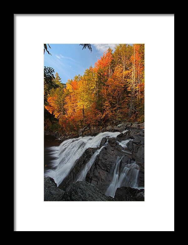 Waterfall Framed Print featuring the photograph Profile Falls by Juergen Roth