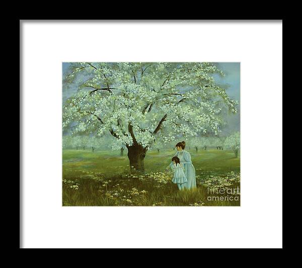 Spring Framed Print featuring the painting Promise of Spring by Jeanette French