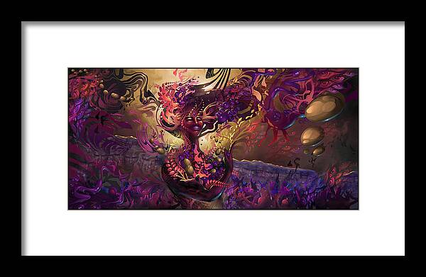 Prosperity Framed Print featuring the digital art Prosperity by George Atherton