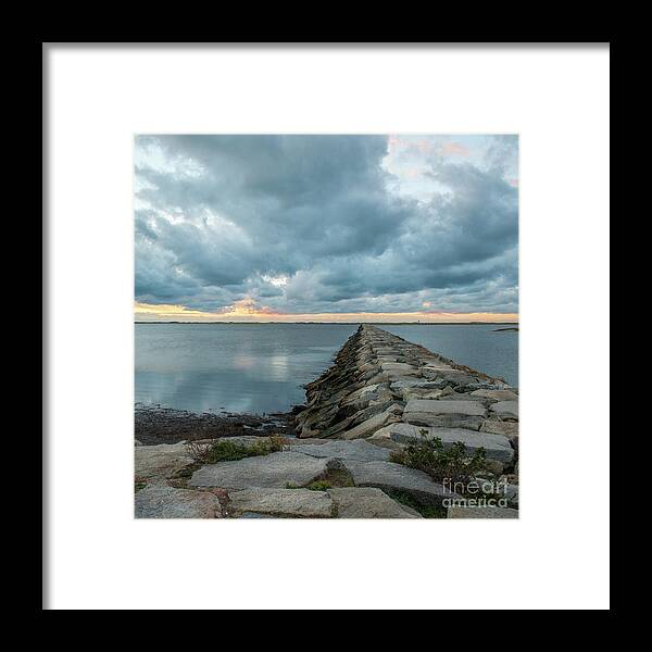 Breakwater Framed Print featuring the photograph Provincetown Breakwater #3 by Michael James
