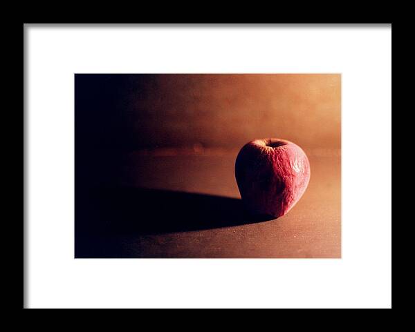 Shriveled Framed Print featuring the photograph Pruned Apple Still Life by Michelle Calkins
